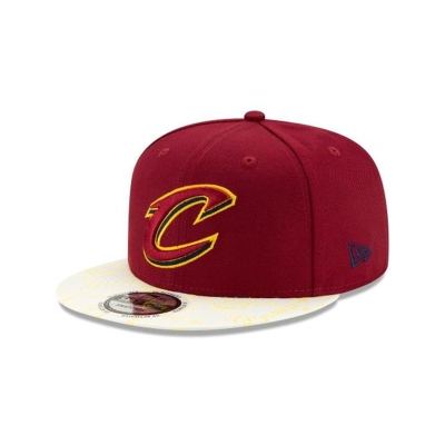Cleveland Cavaliers Gorra | New Era NBA Visor Flare 9fifty Snapback Cap Mexico - Rojos